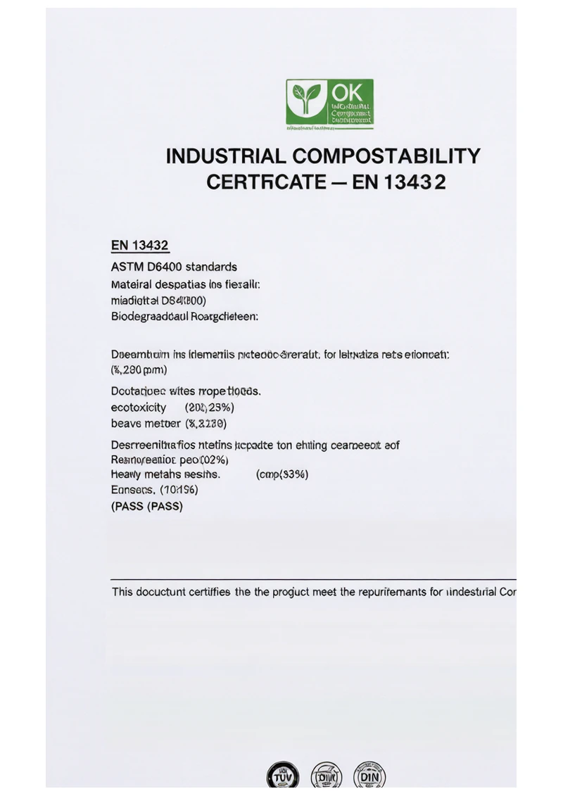 EN 13432 / BPI certificate