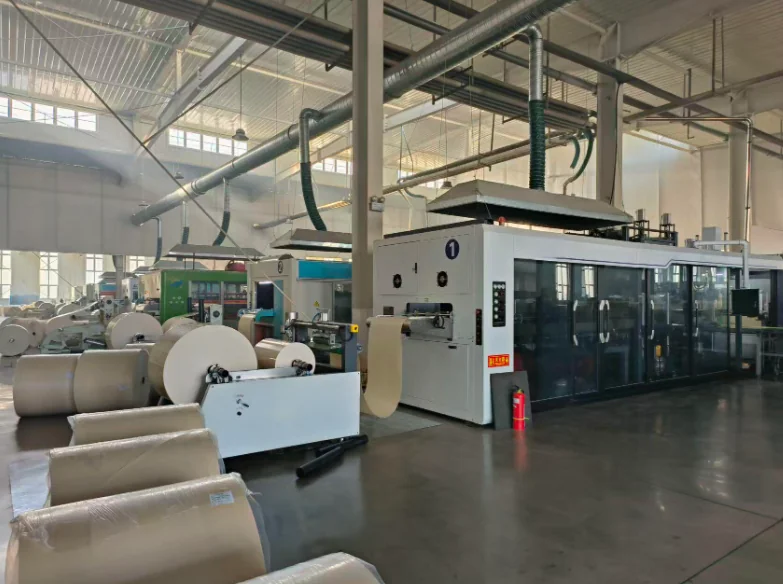 Paper & packaging converting — kraft paper rolls, slitting rewinder, bag-making line