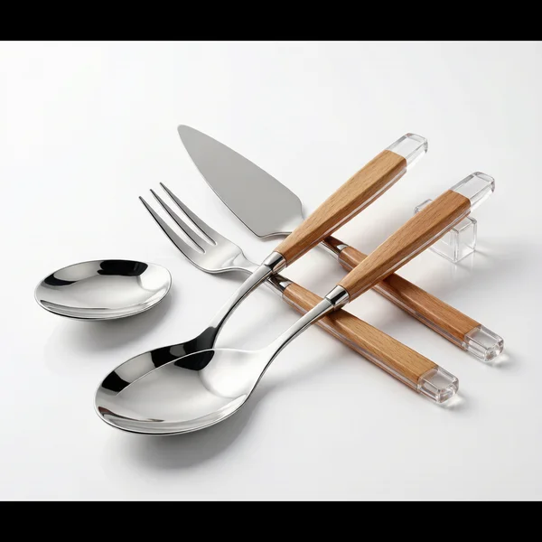 Serving Utensil Set (SS + Wood Handle)