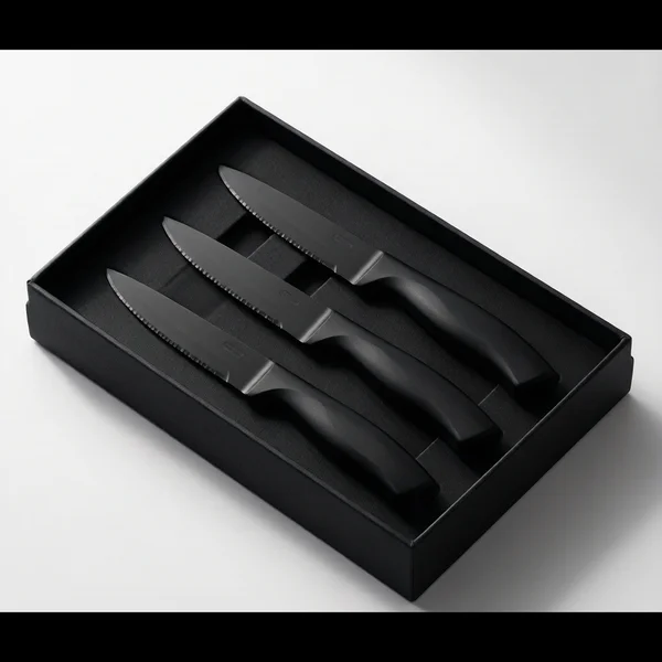 PVD-Coated Steak Knife Set (4pc)