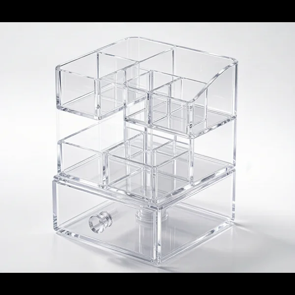 360° Rotating Acrylic Cosmetics Organizer