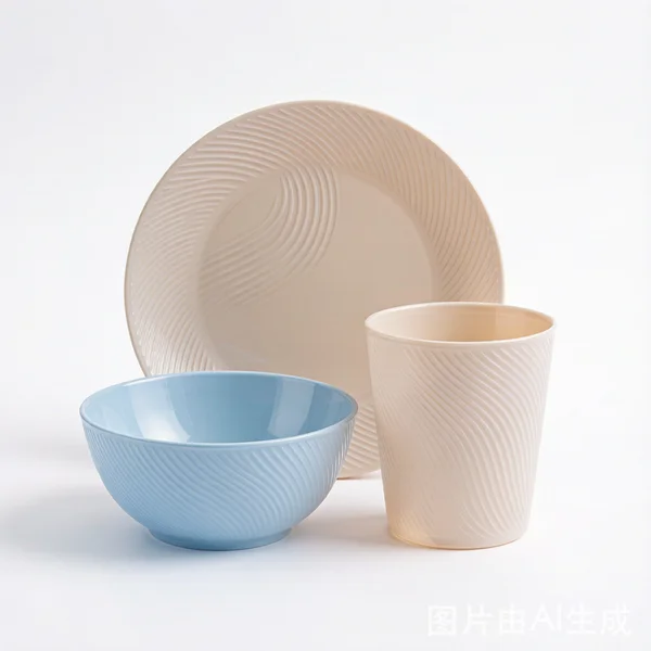 Microwaveable Plate & Bowl Set