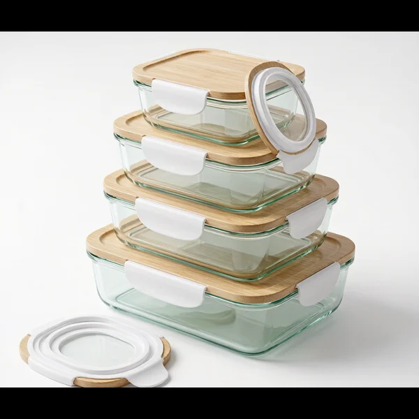 Glass Airtight Food Storage Set