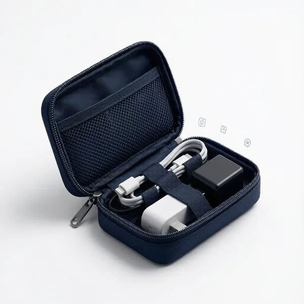 Electronics Cable Organizer Case